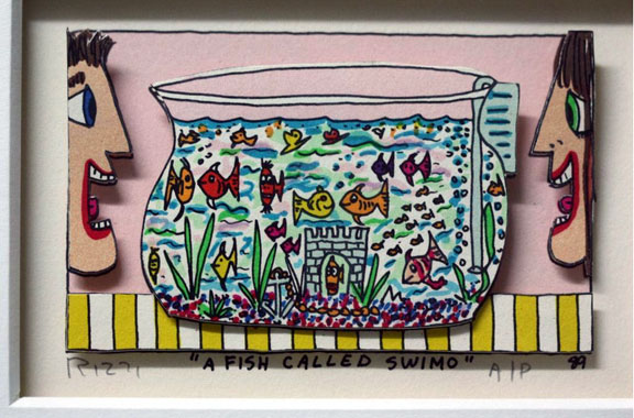 真作　james rizzi　\"ME AT MY SHOW\" 150/350 真作 james rizzi 